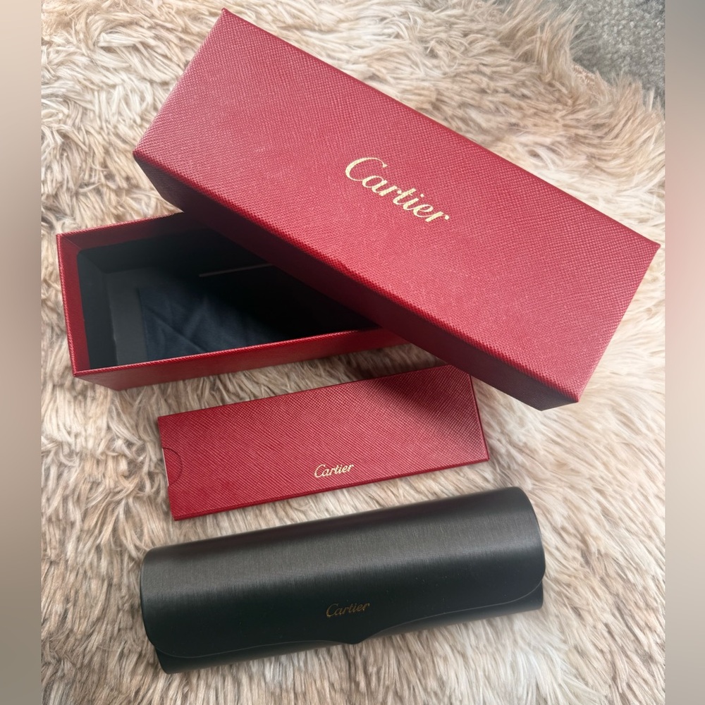 Authentic Cartier Elegant Box Set and Case Only (No Frames)